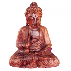 Wooden Buddha - Medium
